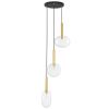 Závěsné skleněné světlo Nova Luce Amelia 50 cm