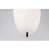 Opálově bílé skleněné závěsné světlo Nova Luce Lato 27 cm s černým zavěšením -fv-interier-25