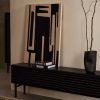 Černý dubový TV stolek Kave Home Lenon 200 x 35 cm -fv-interier-25