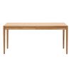 Dubový rozkládací jídelní stůl Kave Home Lenon 160-200 x 90 cm
