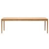 Dubový rozkládací jídelní stůl Kave Home Lenon 160-200 x 90 cm