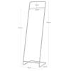 Bílý kovový stojací věšák Yamazaki Tower 140 cm II.