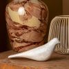 Bílá dřevěná soška Birdes 6 cm -fv-interier-25