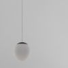 Opálově bílé skleněné závěsné LED světlo Nova Luce Nuvole 13 cm -fv-interier-25