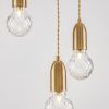 Zlaté kovové závěsné světlo Nova Luce Veda 30 cm -fv-interier-25