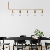 Zlaté kovové závěsné světlo Nova Luce Veda 128 cm -fv-interier-25