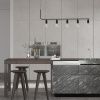Černé kovové závěsné světlo Nova Luce Veda 128 cm -fv-interier-25