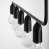 Černé kovové závěsné světlo Nova Luce Veda 128 cm -fv-interier-25