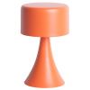 Oranžová kovová stolní LED lampa Reno
