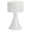 Bílá kovová stolní LED lampa Reno