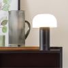 Černá plastová stolní LED lampa Cecile -fv-interier-25