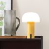 Žlutá plastová stolní LED lampa Cecile -fv-interier-25