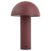 Červená kovová stolní LED lampa Fungus