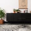 Černá komoda ZUIVER TRAVIS 180 x 45 cm -fv-interier-25