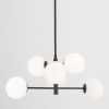 Černobílé skleněné závěsné světlo Nova Luce Impero 70 cm -fv-interier-25