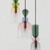 Barevné skleněné závěsné světlo Nova Luce Murano 41,7 cm -fv-interier-25