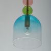 Barevné skleněné závěsné světlo Nova Luce Murano 16 cm -fv-interier-25
