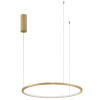 Zlaté kovové závěsné LED světlo Nova Luce Tarquin 60 cm -fv-interier-25