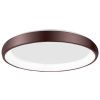 Hnědé kovové stropní LED světlo Nova Luce Albi 61 cm