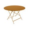 Hnědý kovový skládací stůl Fermob Bistro 117 cm
