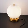 Opálově bílá skleněná stolní lampa Nova Luce Lato se zlatou podstavou 22,5 cm -fv-interier-25
