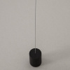 Černé kovové závěsné LED světlo Nova Luce Elettra 7 cm -fv-interier-25
