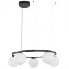 Opálově bílé skleněné závěsné LED světlo Nova Luce Joline 50 cm
