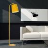 Žlutá kovová stojací lampa Nova Luce Stabile 188 cm -fv-interier-25