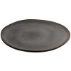Set čtyř šedohnědých keramických talířů Selly 27 cm