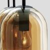 Oranžové skleněné závěsné světlo Nova Luce Velor 70 cm -fv-interier-25