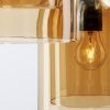 Oranžové skleněné závěsné světlo Nova Luce Velor 30 cm