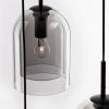 Kouřově šedé skleněné závěsné světlo Nova Luce Velor 30 cm -fv-interier-25