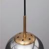Šedé skleněné závěsné světlo Nova Luce Spada 40 cm -fv-interier-25