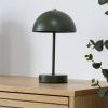 Tmavě zelená kovová stolní LED lampa Halle -fv-interier-25
