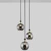Kouřově šedé skleněné závěsné světlo Nova Luce Mirro 30 cm -fv-interier-25