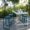 Hnědá hliníková zahradní barová židle Fermob Bellevie 75 cm -fv-interier-25
