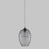 Světle šedé skleněné závěsné světlo Nova Luce Evleen 23 cm -fv-interier-25