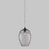 Světle šedé skleněné závěsné světlo Nova Luce Evleen 23 cm -fv-interier-25
