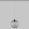 Světle šedé skleněné závěsné světlo Nova Luce Evleen 25 cm -fv-interier-25