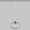 Světle šedé skleněné závěsné světlo Nova Luce Evleen 30 cm -fv-interier-25
