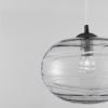 Světle šedé skleněné závěsné světlo Nova Luce Evleen 30 cm -fv-interier-25