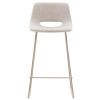 Béžová čalouněná barová židle Kave Home Zahara 65 cm