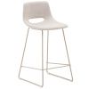 Béžová čalouněná barová židle Kave Home Zahara 65 cm