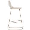 Béžová čalouněná barová židle Kave Home Zahara 76 cm