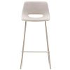 Béžová čalouněná barová židle Kave Home Zahara 76 cm