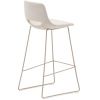 Béžová čalouněná barová židle Kave Home Zahara 76 cm