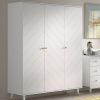 Bílá lakovaná šatní skříň Vipack Billy 200 x 150 cm -fv-interier-25