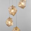 Jantarově hnědé skleněné závěsné světlo Nova Luce Odelle 48 cm  -fv-interier-25