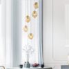 Jantarově hnědé skleněné závěsné světlo Nova Luce Odelle 48 cm  -fv-interier-25