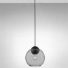 Šedé skleněné závěsné světlo Nova Luce Midori 24 cm -fv-interier-25